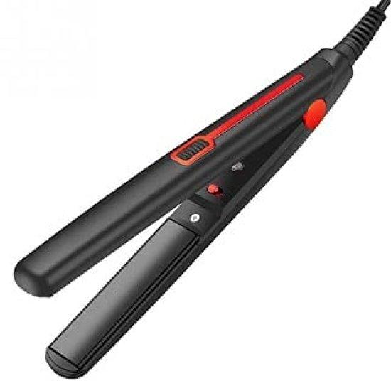 Ceramic Plates Hair Straightener Crimper With 120 to 230 Degrees Temperature Control Styling Machine For Women And Men (Black)