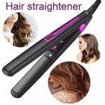 Ceramic Plates Hair Straightener Crimper With 120 to 230 Degrees Temperature Control Styling Machine For Women And Men (Black)