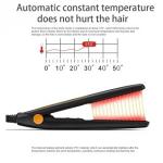 Ceramic Plates Hair Straightener Crimper With 120 to 230 Degrees Temperature Control Styling Machine For Women And Men (Black)