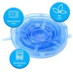 VINAR 6 Pcs Silicone Lid Cover Silicon Lids Kitchenware 15 inch Lid Set